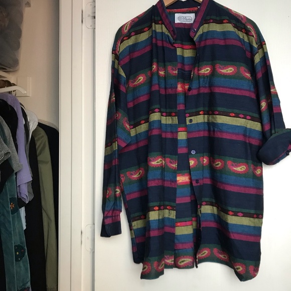 Striped Button Down by Angelique - Picture 6 of 7